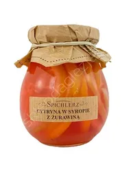 Symbol Smaku Cytryna w syropie z żurawiną 260g