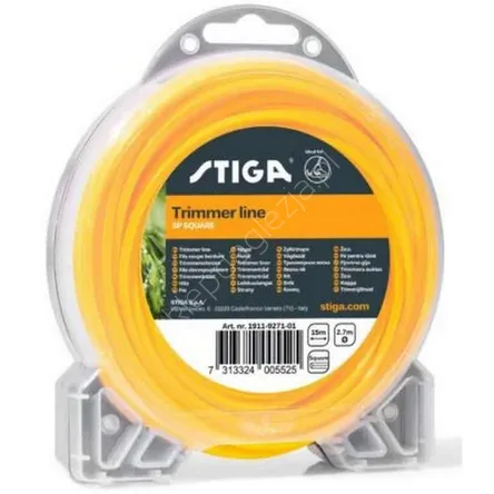 Żyłka 2,7mm 15m Stiga kwadr SP66 blister