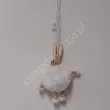 Zawieszka Zając puchaty mix