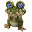 Figurka LED żaba z ruchomymi oczami 22cm