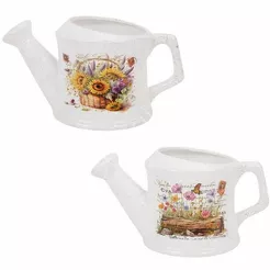 Doniczka ceramiczna 33*18*17cm Konewka mix wzorów