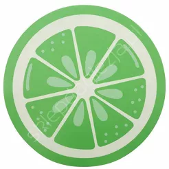 Mata na stół PCV okrągła owoce mix 