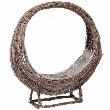 Koszyk wiklinowy okrągły - osłonka  48*16*52cm