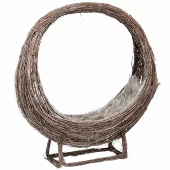 Koszyk wiklinowy okrągły - osłonka  48*16*52cm