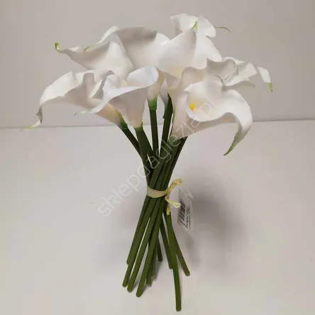Calla pęczek 33cm, sztuczne kwiaty jak żywe, sztuczne kwiaty do wazonu
