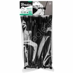 Opaski plastikowe 3,6x100mm czarne op.100szt