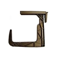 Hak plastikowy balkonowy złoty