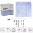 Lampki 500 LED Kurtyna sople białe zimne + zimny flash dł. 3+20m