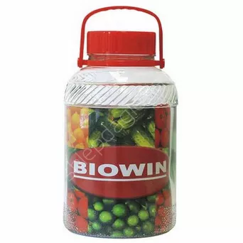 Słój z zakrętką plastikową 8l