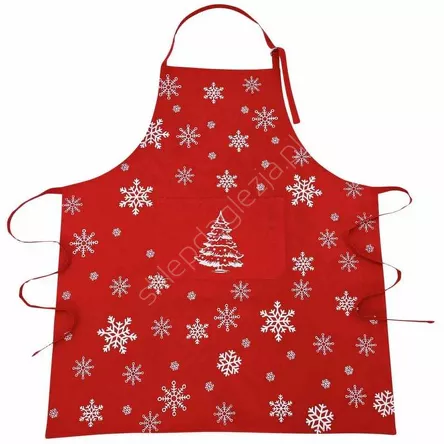 Fartuch kuchenny Zimowa Choinka 70x80cm