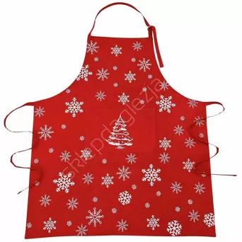 Fartuch kuchenny Zimowa Choinka 70x80cm