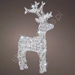 Lampki Renifer akrylowy 120cm 120Led