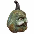 Dynia ceramiczna z twarzą zielona średnia