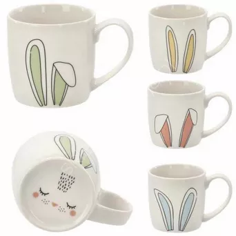 Kubek porcelanowy uszy zająca 270ml