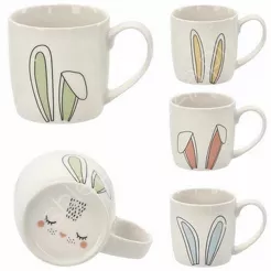 Kubek porcelanowy uszy zająca 270ml