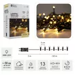 Lampki 1000 LED  białe ciepłe dł. 3+50m wew/zew