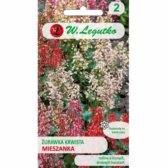 Żurawka ogrodowa mieszanka  0,1g L 