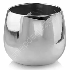 Doniczka cer P 08.104.15 srebrna