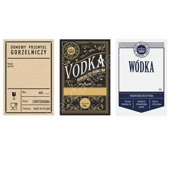 Etykieta wódka mix- 20szt