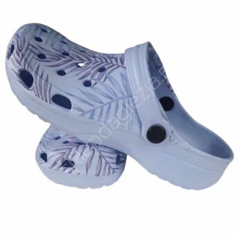 Buty klapki w kwiatki/dziurki damskie 37