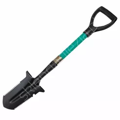 Saperka wąska zębata trzonek z włókna szklanego