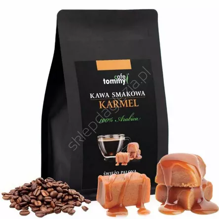 Kawa ziarnista smakowa Karmel 250g