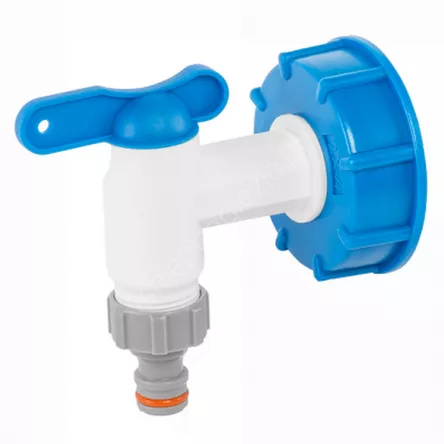 Mosiądz - Kran z nakrętką S60*6-3/4X3/4/PP