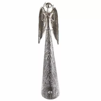 Anioł metalowy z  sercem