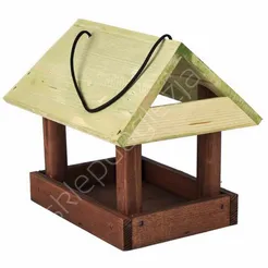Karmnik dla ptaków drewniany