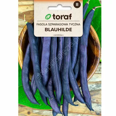 Fasola szparagowa tyczna fiolet Blauhilde 10g T