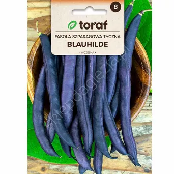 Fasola szparagowa tyczna fiolet Blauhilde 10g T