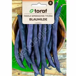 Fasola szparagowa tyczna fiolet Blauhilde 10g T