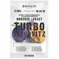 Drożdże gorzelnicze Turbo Slivovitz 62g
