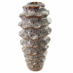Wazon ceramiczny 14x30,5cm fioletowy
