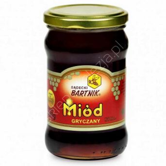 Miód 0,4kg gryczany słoik