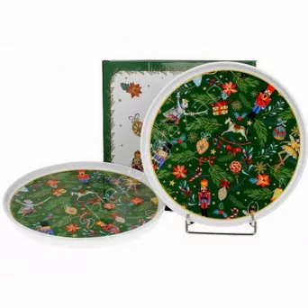 Talerz świąteczny deserowy CHRISTMAS SPIRIT