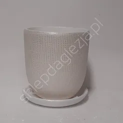Doniczka cer Ciep Tuba mix 3 + podst. 15/18