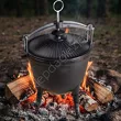 Garnek do prażonek  4,5l żeliwny 629