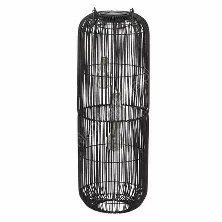 Lampion solarny czarny 62cm