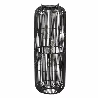 Lampion solarny czarny 62cm