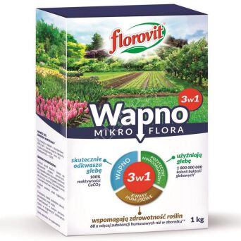 Florovit Wapno granulowane   1kg mikroflora