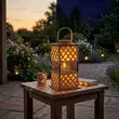 Lampion metalowo-drewniany 4049cm