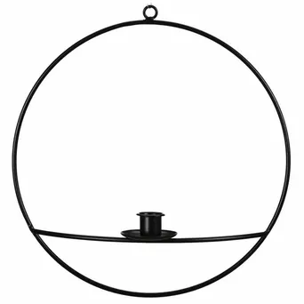 Świecznik metalowy koło 30cm