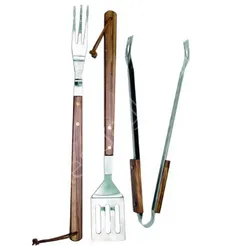 Akcesoria do grila drewniane uchwyty 3szt.