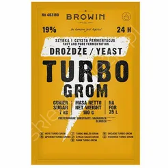 Drożdże gorzelnicze Turbo Browin 24h 180g