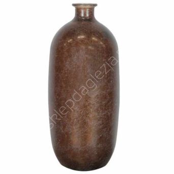 Szkło Wazon brązowy 13x31cm