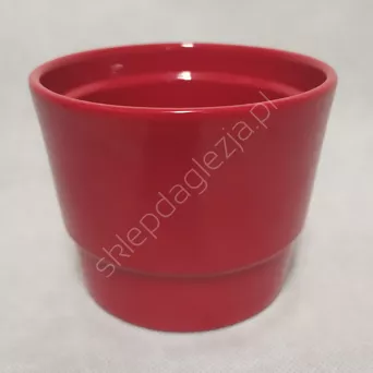Doniczka cer CX Prymula 440 czerwona 12cm