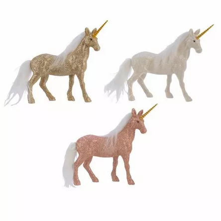 Jednorożec brokatowy 15cm