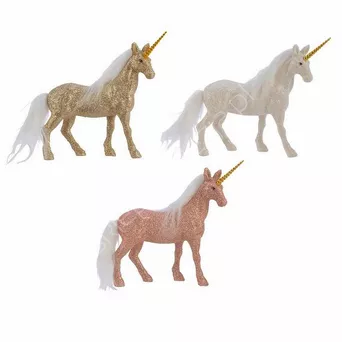 Jednorożec brokatowy 15cm