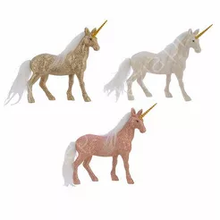 Jednorożec brokatowy 15cm